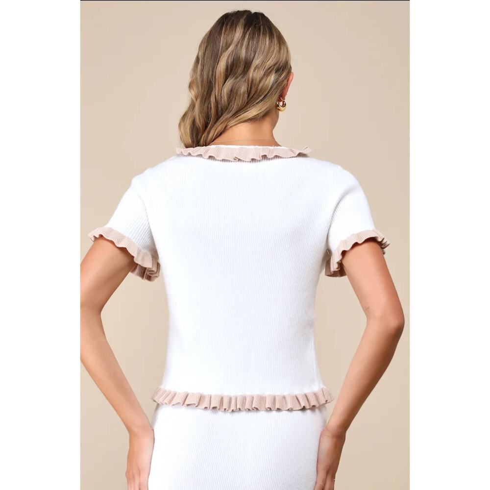 Lulus Ribbon Top - Picture 3 of 8